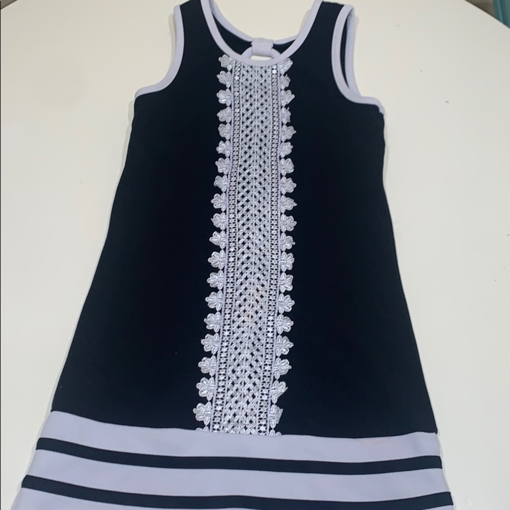 Bonnie Jean Children’s Black dress with White lace